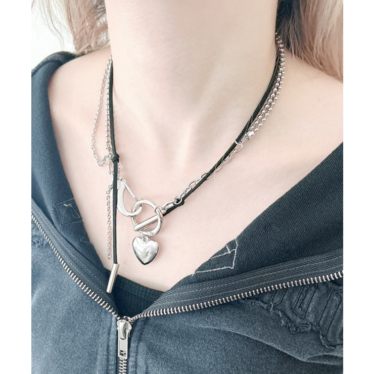 Lコードカラビナモチーフネックレス | WEGO【WOMEN】 | 詳細画像2 