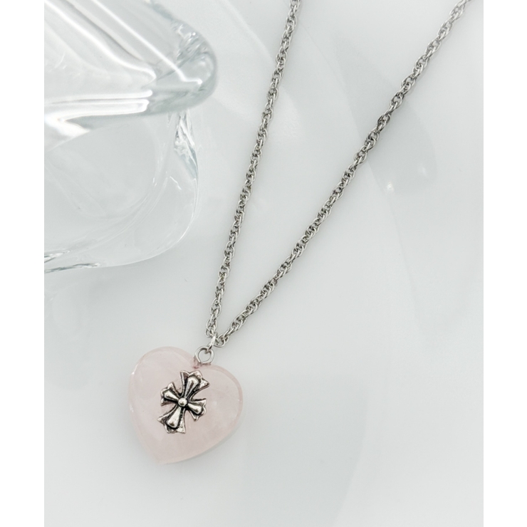 柄2 | Lクロスハートネックレス | WEGO【WOMEN】