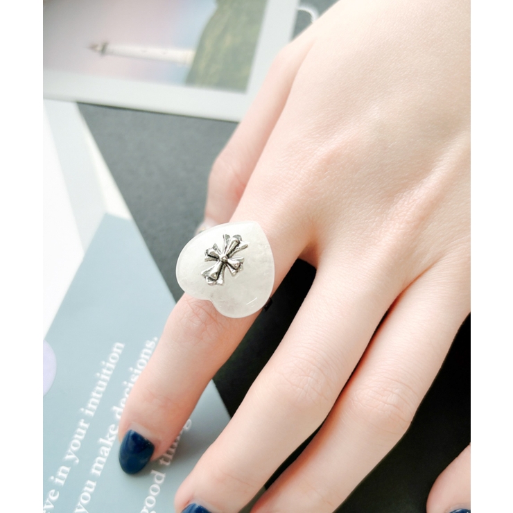 柄1 | Lクロスハートリング | WEGO【WOMEN】