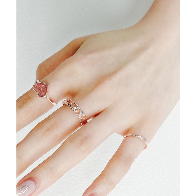 柄2 | L3Pラメモチーフリング | WEGO【WOMEN】