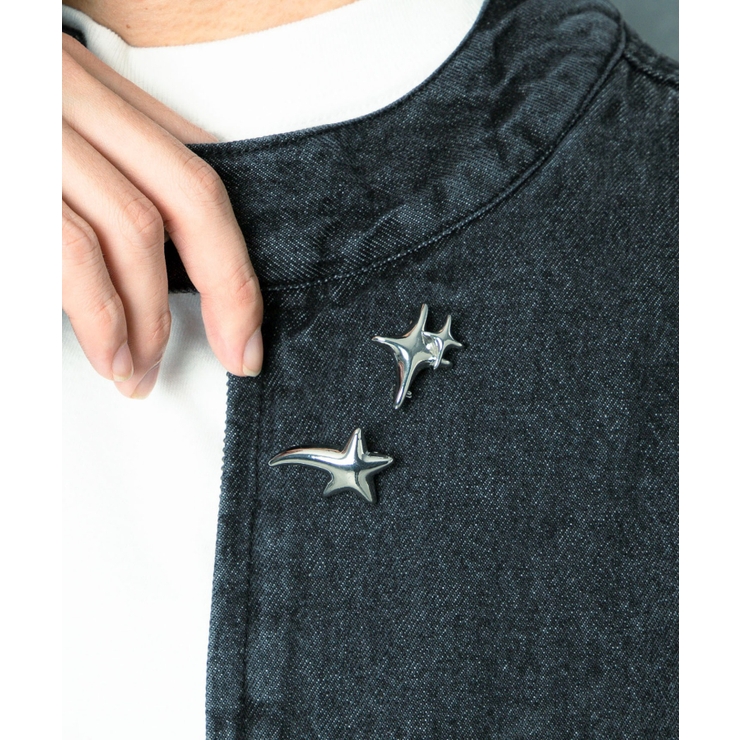 柄3 | M2Pモチーフメタルブローチ | WEGO【MEN】