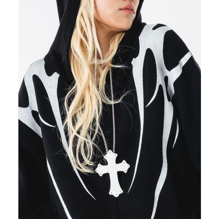 MPUエンボスロゴクロスネックレス | WEGO【MEN】 | 詳細画像1 