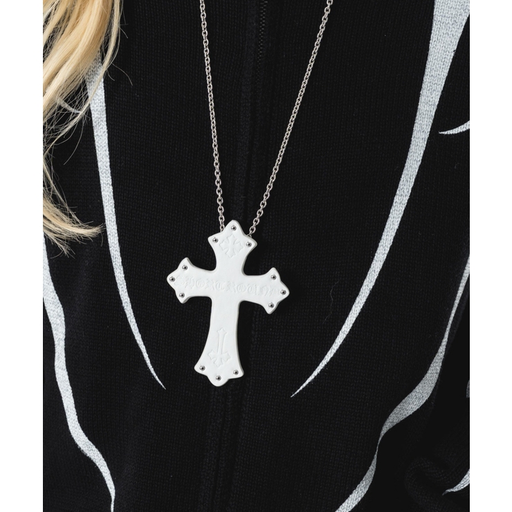 MPUエンボスロゴクロスネックレス | WEGO【MEN】 | 詳細画像2 