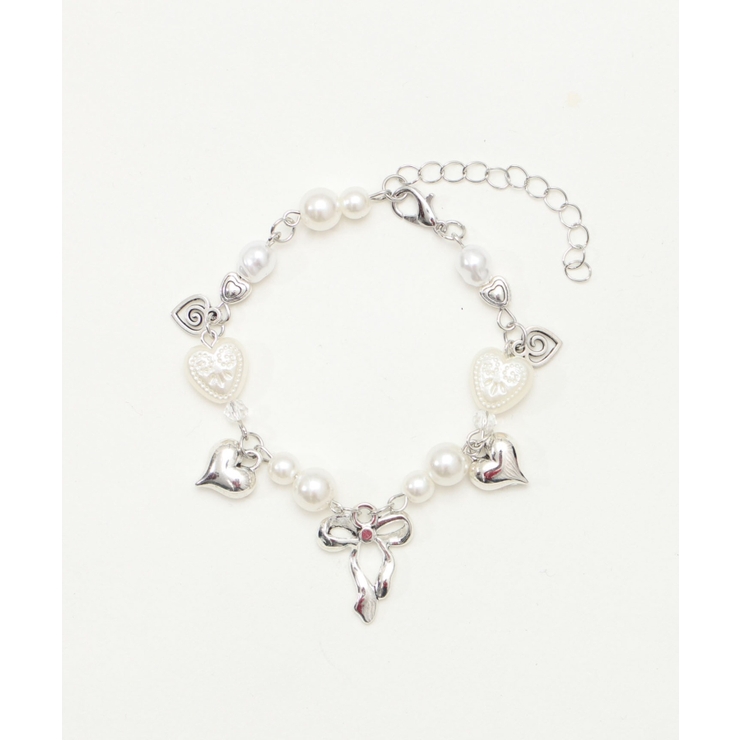 Lラブリーリボンモチーフブレス | WEGO【WOMEN】 | 詳細画像1 