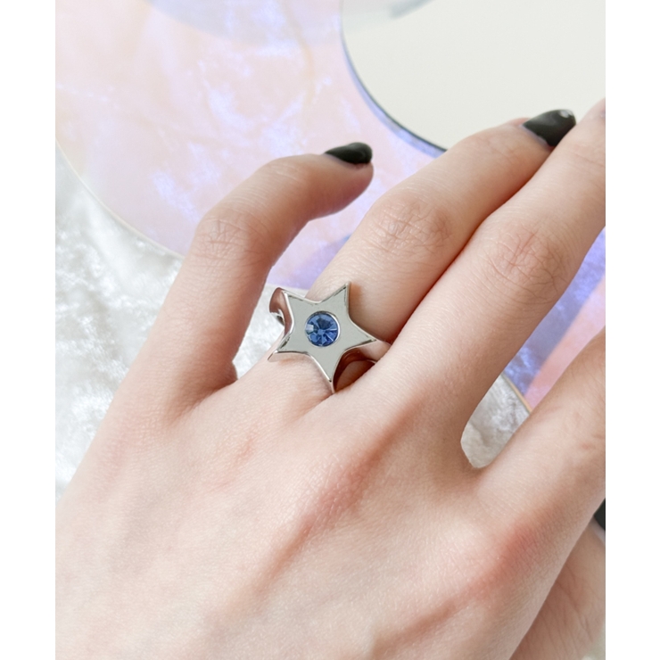 柄3 | Lストーンモチーフリング | WEGO【WOMEN】