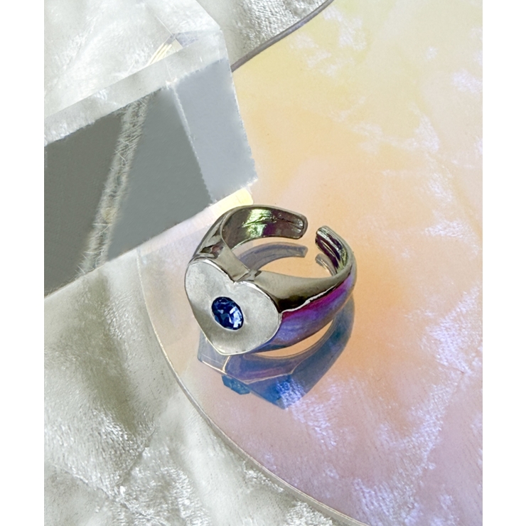 柄6 | Lストーンモチーフリング | WEGO【WOMEN】