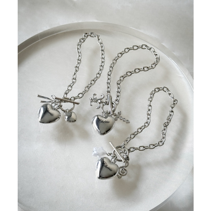 Lハートモチーフチャームブレス | WEGO【WOMEN】 | 詳細画像2 