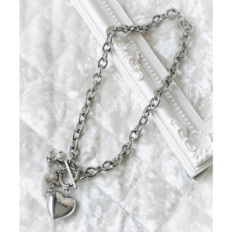 柄2 | Lハートモチーフチャームネックレス | WEGO【WOMEN】