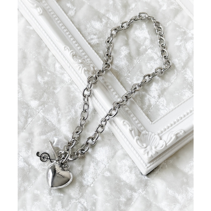 柄3 | Lハートモチーフチャームネックレス | WEGO【WOMEN】