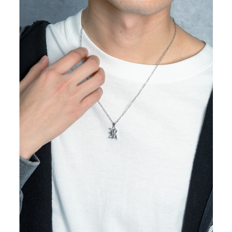 Mイニシャルネックレス | WEGO【MEN】 | 詳細画像1 