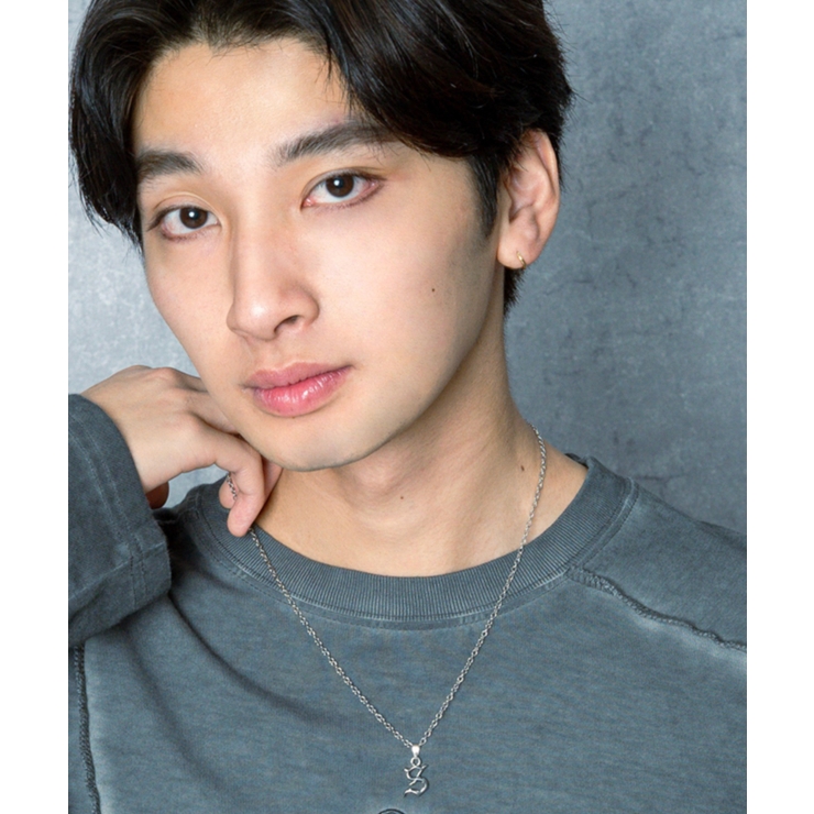 Mイニシャルネックレス | WEGO【MEN】 | 詳細画像5 