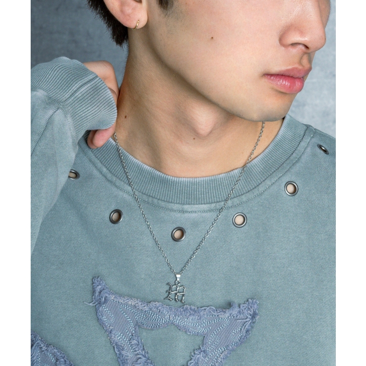 Mイニシャルネックレス | WEGO【MEN】 | 詳細画像8 