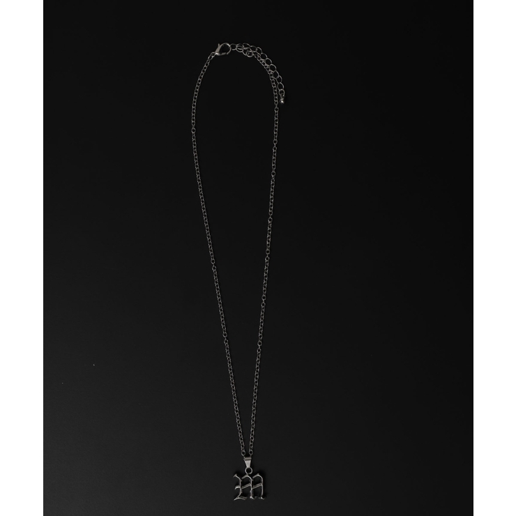 Mイニシャルネックレス | WEGO【MEN】 | 詳細画像12 