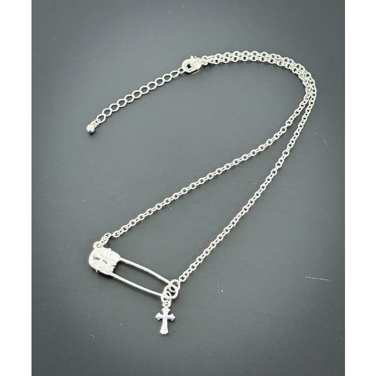 Lスセーフティピンモチーフネックレ | WEGO【WOMEN】 | 詳細画像1 