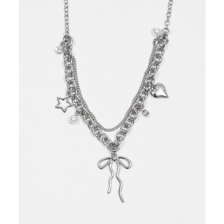 Lマルチチャームダブルネックレス | WEGO【WOMEN】 | 詳細画像9 