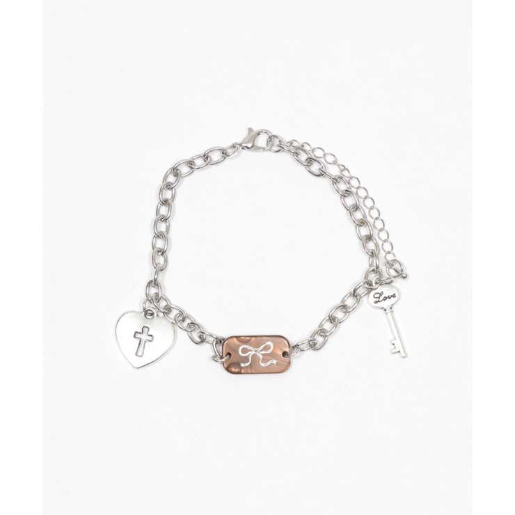 Lリボンプレートジャラブレス | WEGO【WOMEN】 | 詳細画像6 
