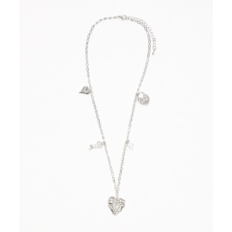 Lストーンハートジャラモチーフネックレス | WEGO【WOMEN】 | 詳細画像5 