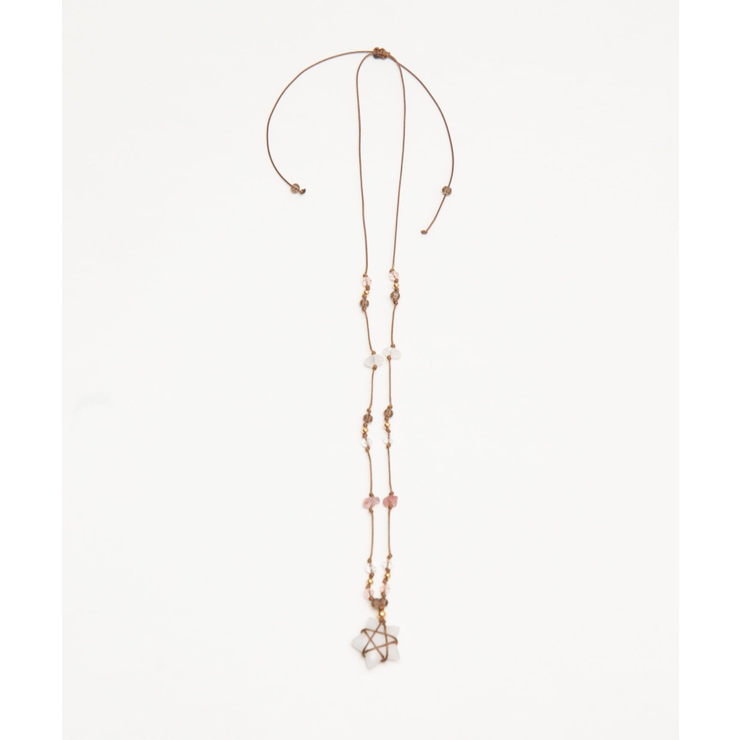 Lストーンモチーフコードネックレス | WEGO【WOMEN】 | 詳細画像1 