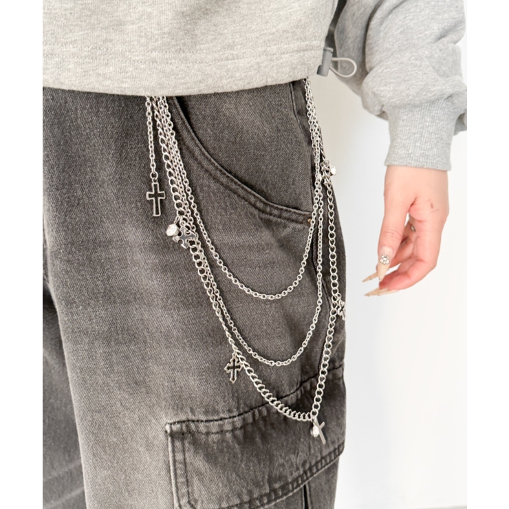 柄4 | LパールMIXチャームウォレットチェーン | WEGO【WOMEN】