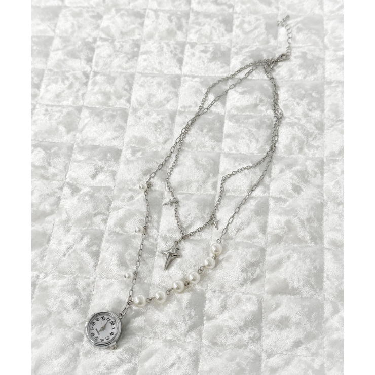 Lフェイクウォッチモチーフネックレス | WEGO【WOMEN】 | 詳細画像2 