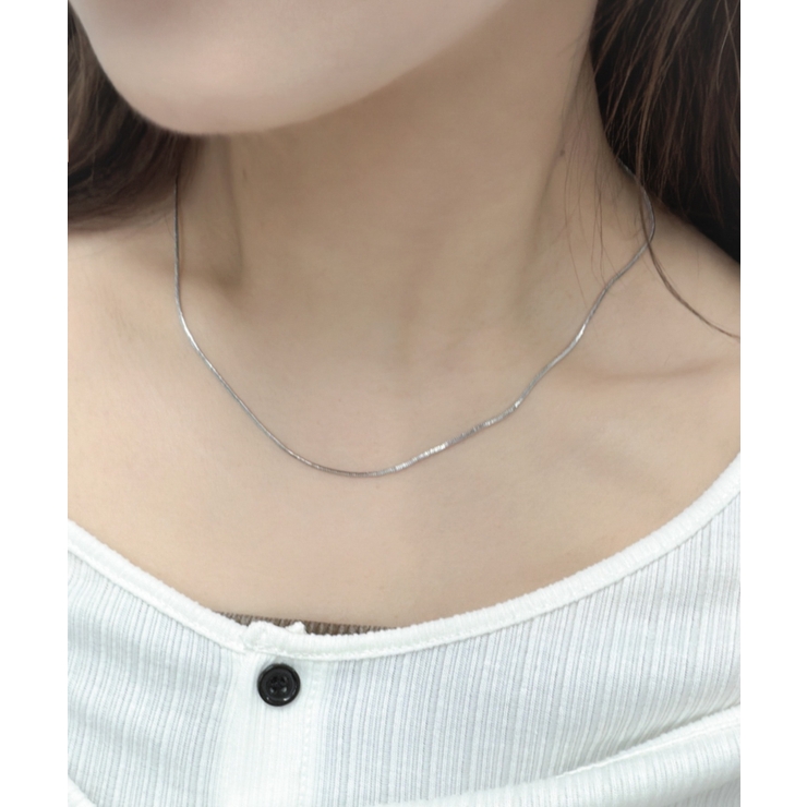 Lシンプルチェーンネックレス | WEGO【WOMEN】 | 詳細画像3 