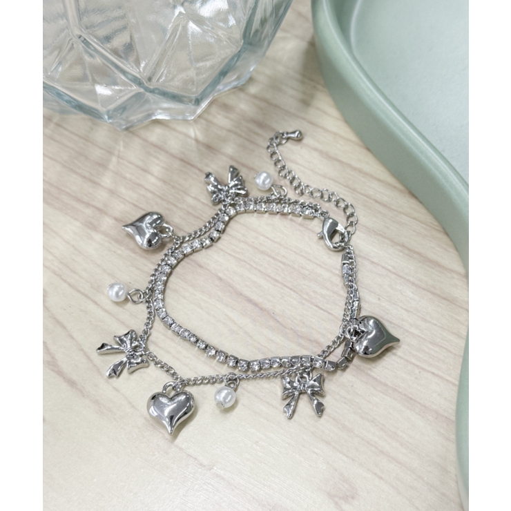 Lビジューレイヤードジャラブレス | WEGO【WOMEN】 | 詳細画像3 