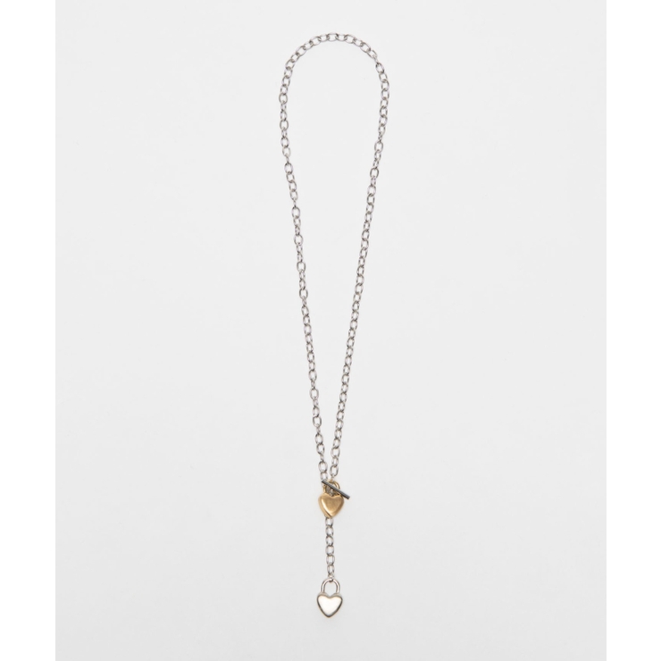 Lダブルパドロックハートネックレス | WEGO【WOMEN】 | 詳細画像4 