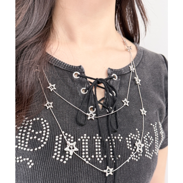 Lレイヤードスターネックレス | WEGO【WOMEN】 | 詳細画像2 