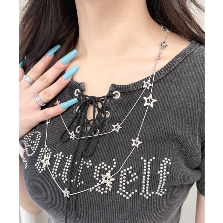 Lレイヤードスターネックレス | WEGO【WOMEN】 | 詳細画像3 