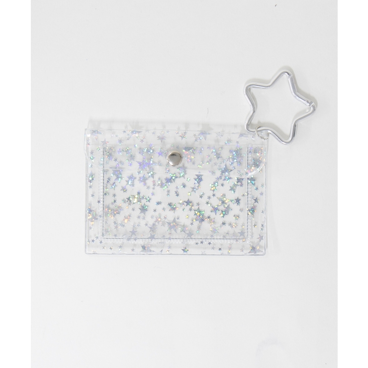 柄1 | ラメスタークリアカードポーチ | WEGO【WOMEN】