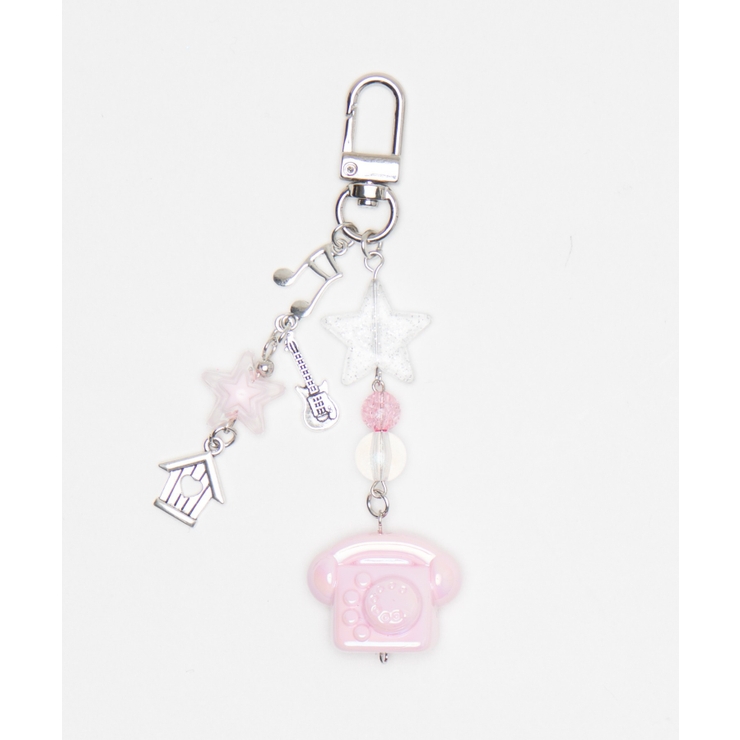 ピンク | フォンビーズキーホルダー | WEGO【WOMEN】