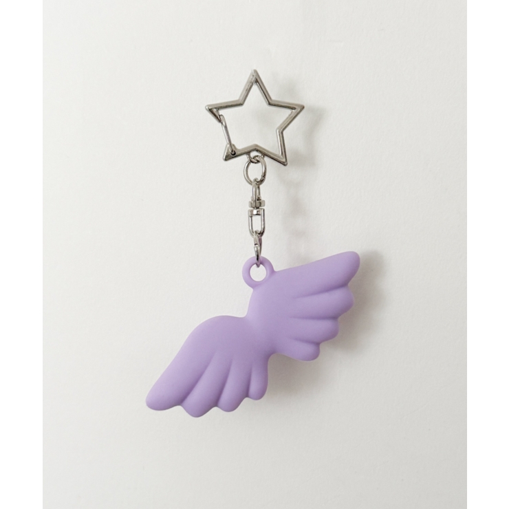 パープル | エンジェルウィングリップチャーム | WEGO【WOMEN】