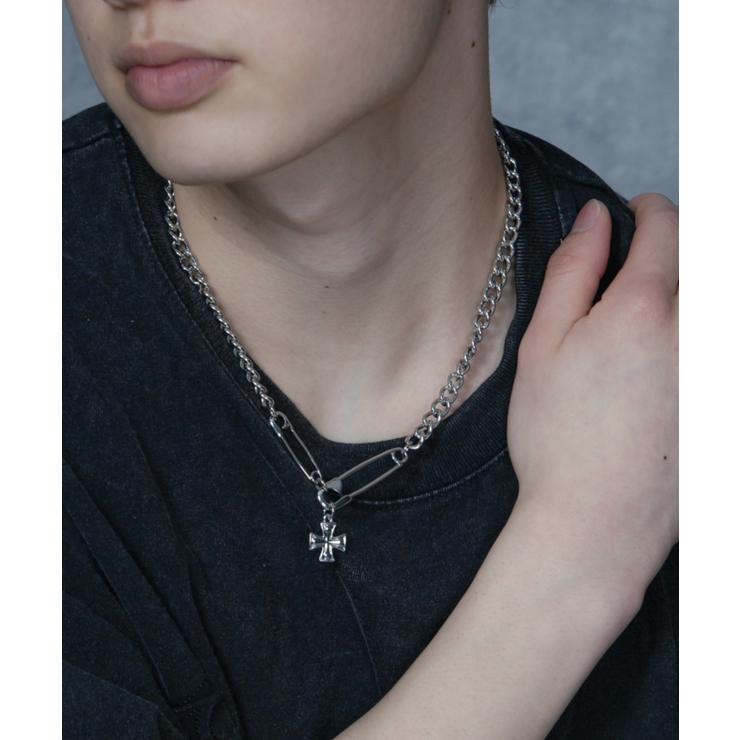 Msafetypinモチーフネックレス | WEGO【MEN】 | 詳細画像10 