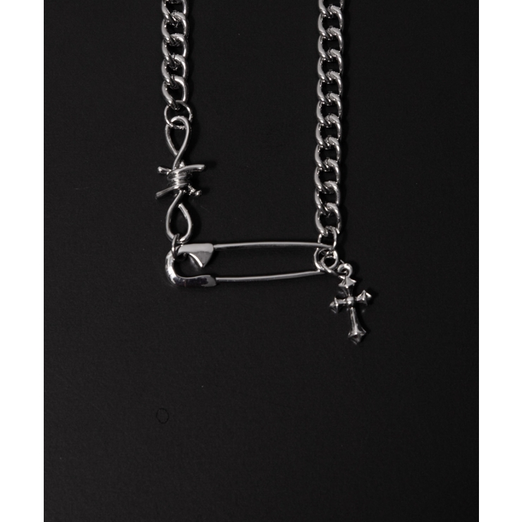 Msafetypinモチーフネックレス | WEGO【MEN】 | 詳細画像15 