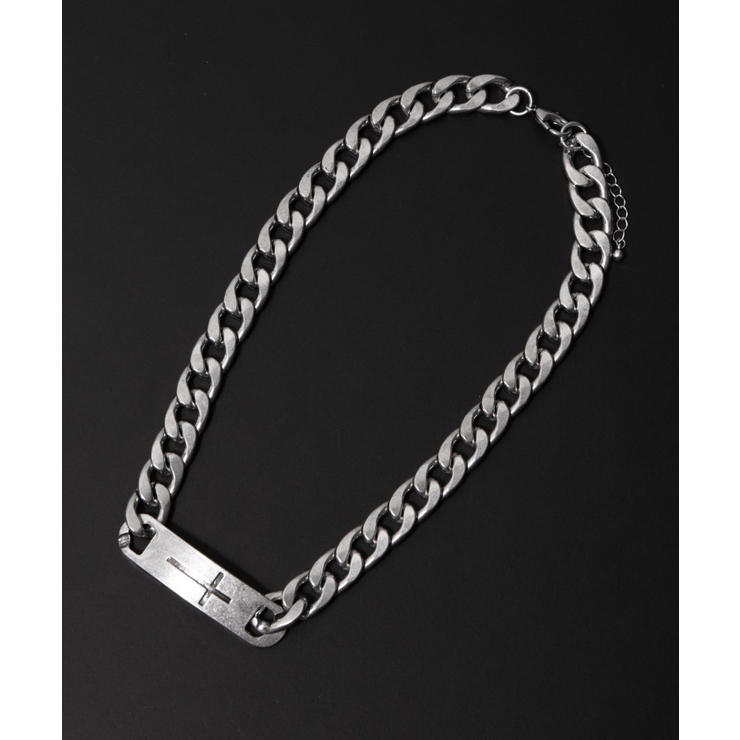 Mクロスプレートネックレス | WEGO【MEN】 | 詳細画像4 