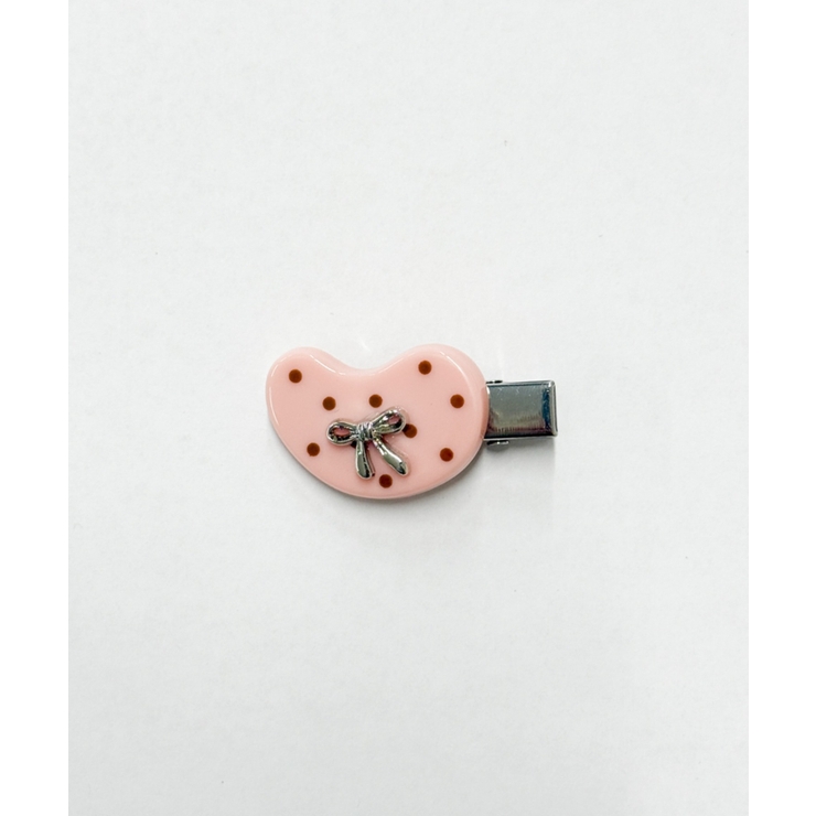 ライトピンク | Lリボンモチーフドットクリップ | WEGO【WOMEN】