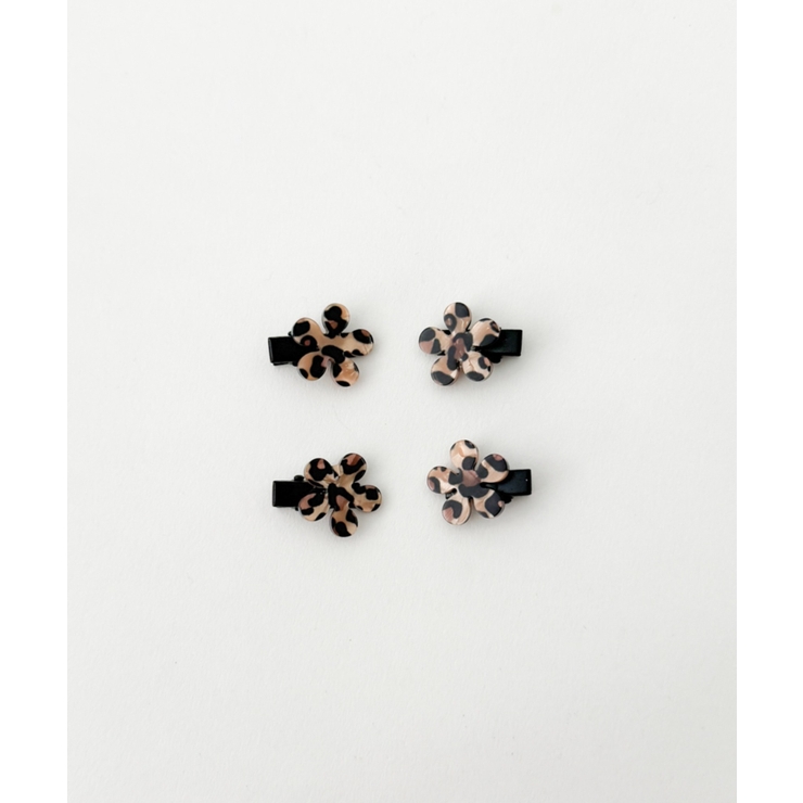 L4Pフラワーレオパードミニクリップ | WEGO【WOMEN】 | 詳細画像1 