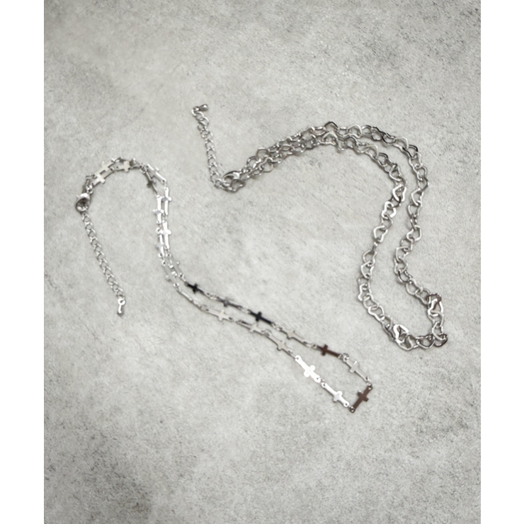 Lモチーフチェーンネックレス | WEGO【WOMEN】 | 詳細画像2 
