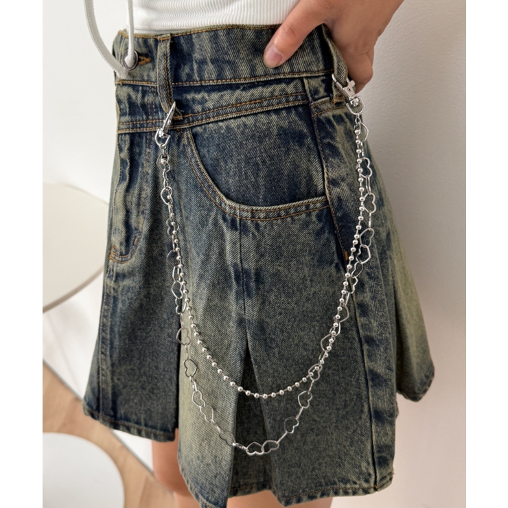 Lハートレイヤードウォレットチェーン | WEGO【WOMEN】 | 詳細画像3 