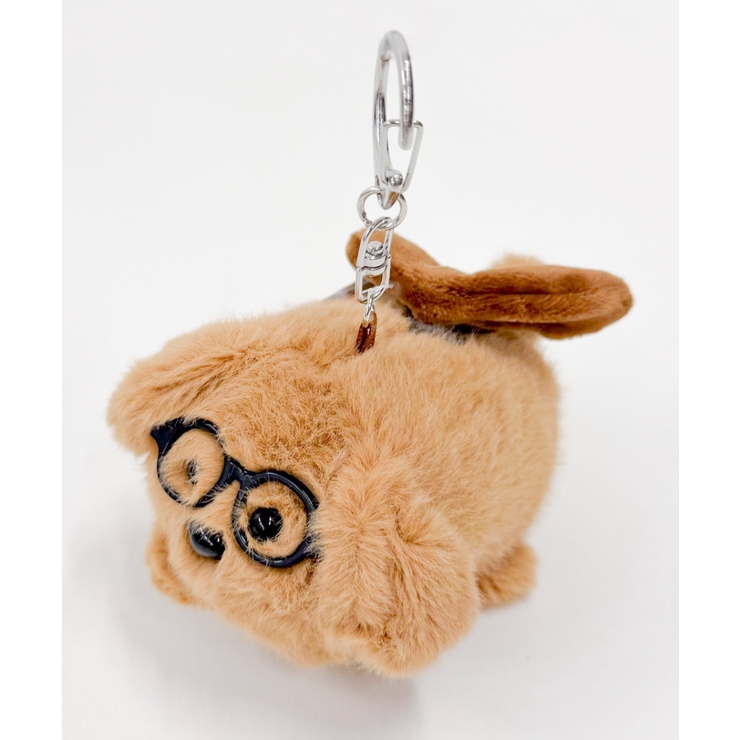 ふりふりメガネドッグぬいぐるみキーホルダー | WEGO【WOMEN】 | 詳細画像1 