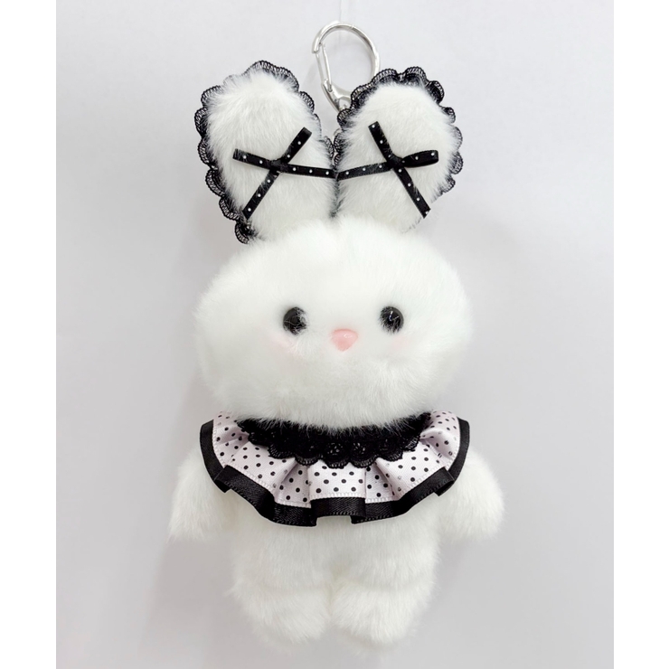 ホワイト | プリプリうさちゃんぬいぐるみキーホルダー | WEGO【WOMEN】