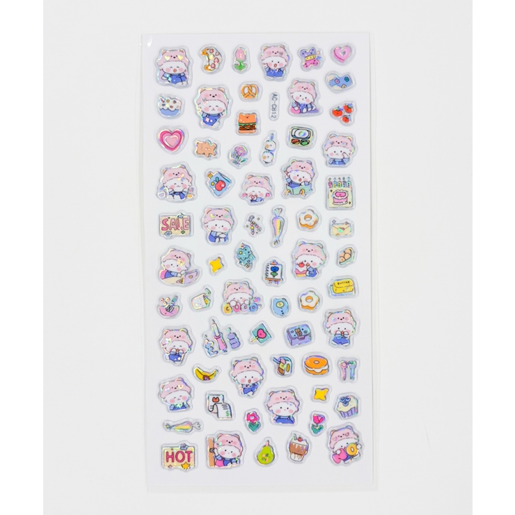 柄10 | プチアニマルモチーフステッカー | WEGO【WOMEN】
