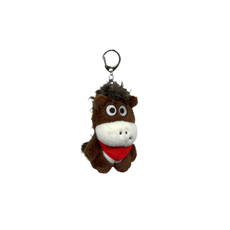 ダークブラウン | モサモサポニーぬいぐるみキーホルダー | WEGO【WOMEN】
