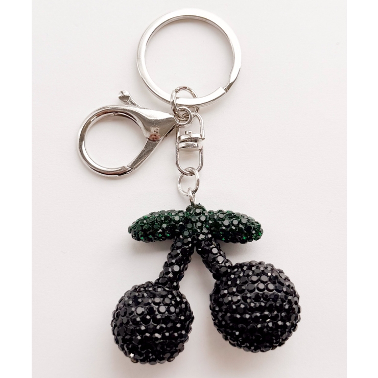 ブラック | キラキラチェリーキーホルダー | WEGO【WOMEN】