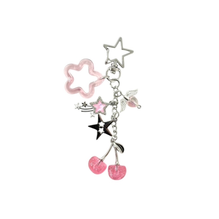 ピンク | チェリービーズキーホルダー | WEGO【WOMEN】