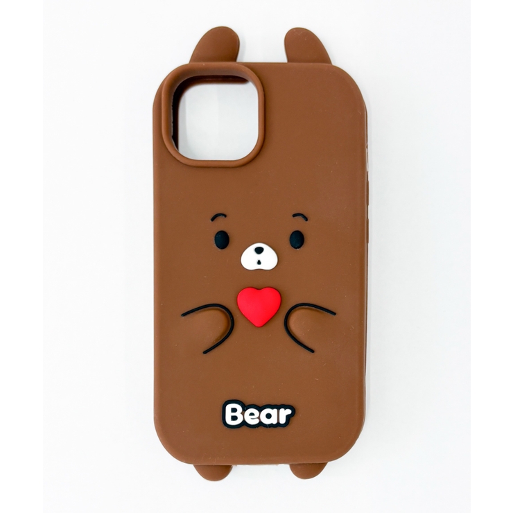 柄1 | ハートベアiphoneケース(ブラウン) | WEGO【WOMEN】