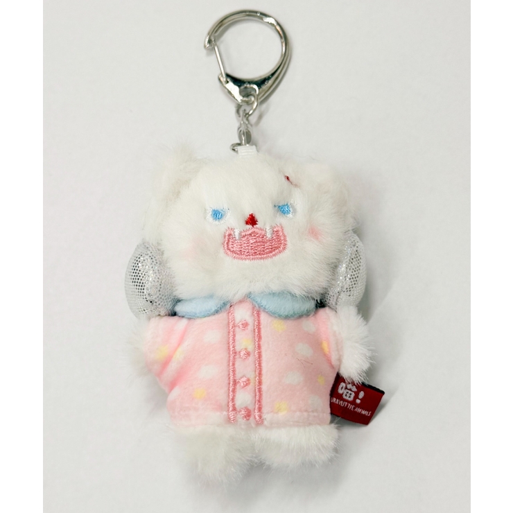 ホワイト | まだねむい怒りねこぬいぐるみキーホルダー | WEGO【WOMEN】