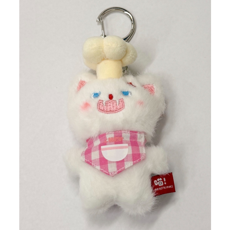 ホワイト | パティシエ怒りねこぬいぐるみキーホルダー | WEGO【WOMEN】