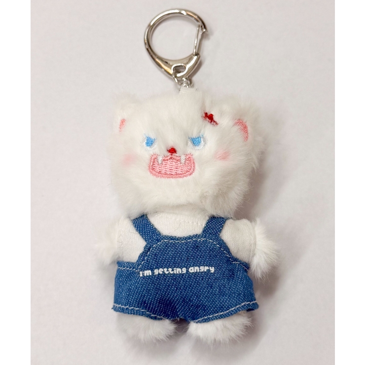 サロペ怒りねこぬいぐるみキーホルダー | WEGO【WOMEN】 | 詳細画像1 