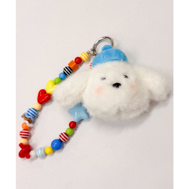 わんこぬいぐるみビーズキーホルダー | WEGO【WOMEN】 | 詳細画像1 